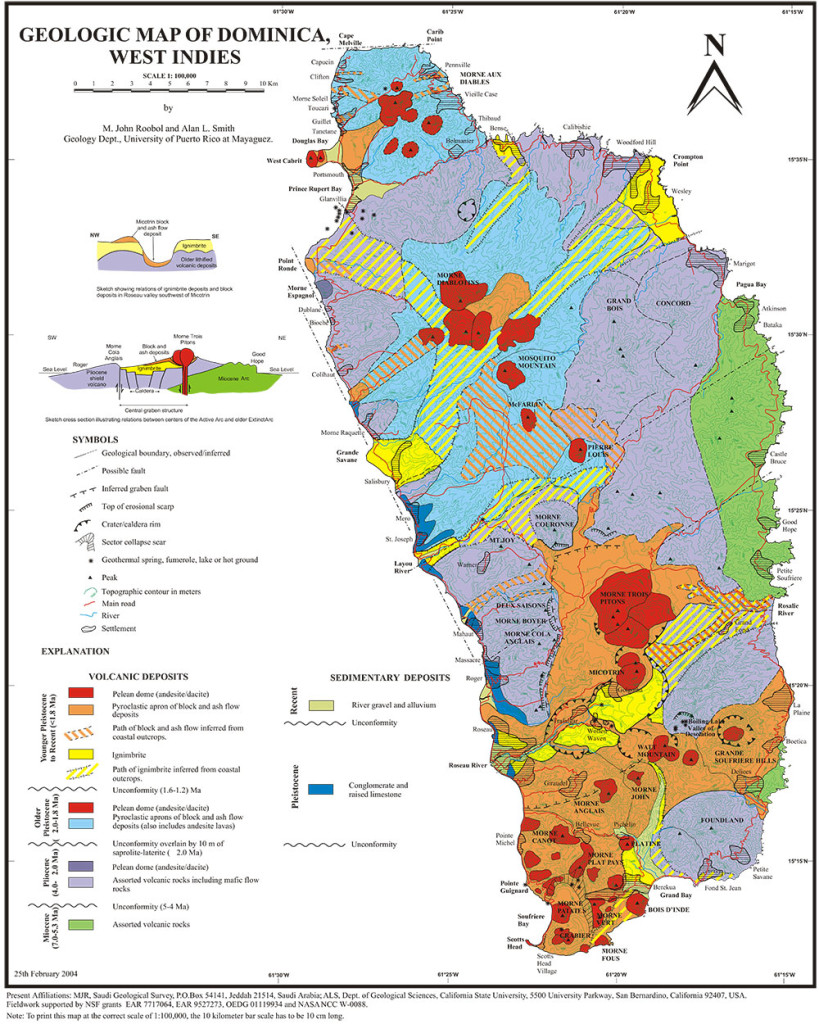 Geology a virtual Dominica