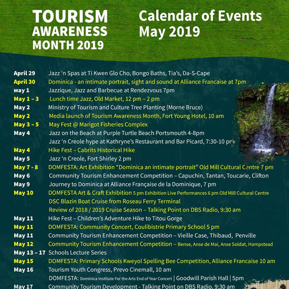 Tourism Awareness Month – May 2019